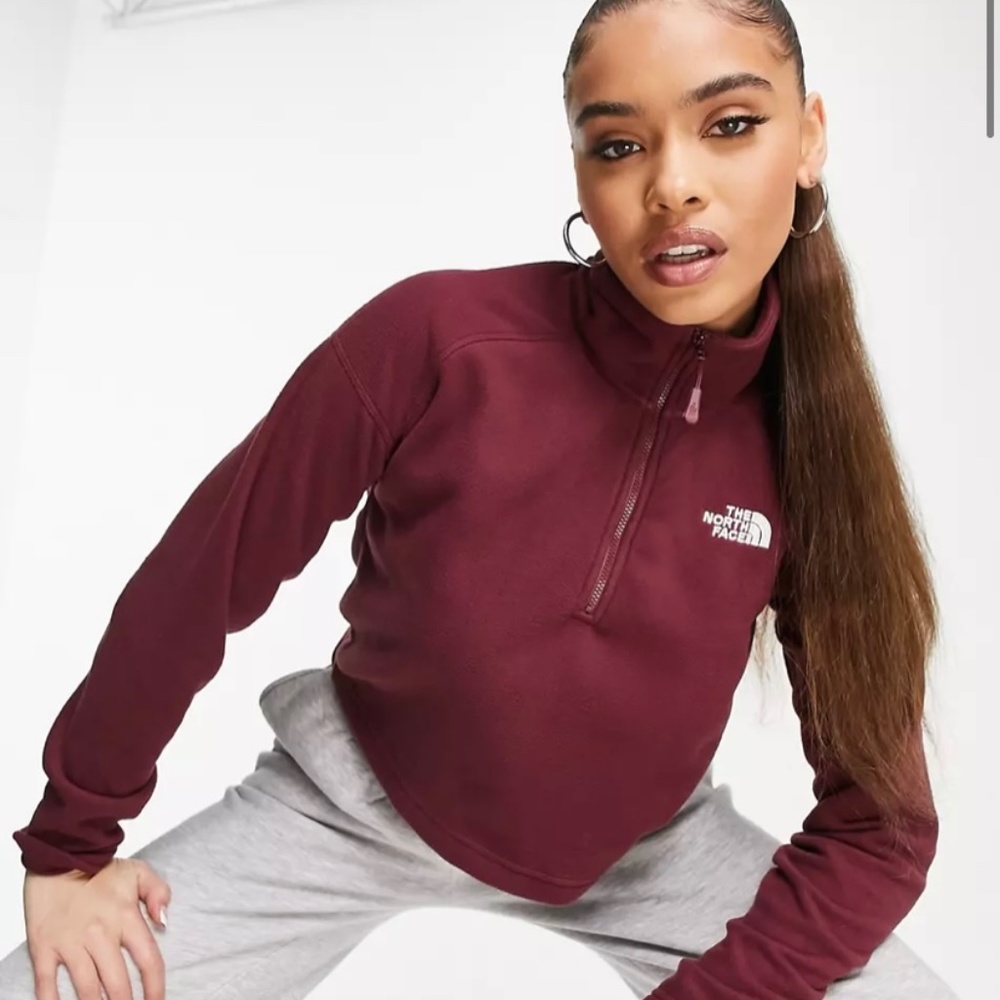 The North Face fleece crop top - NWT